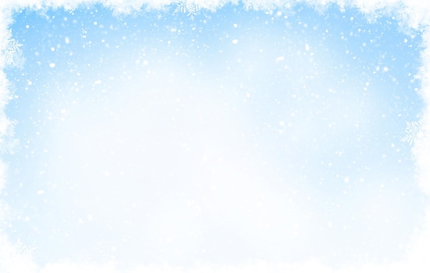クリスマスの背景に雪