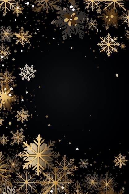 雪花のクリスマスの背景