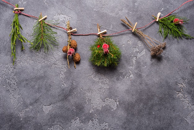 Sfondo di natale, struttura di legno