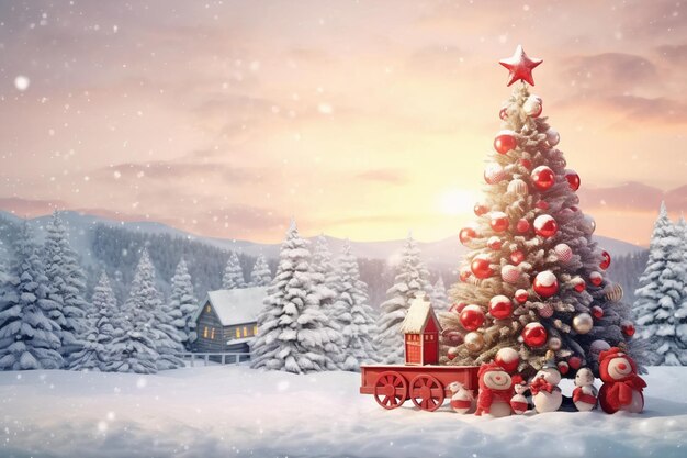 クリスマスの背景 - クリスマス・ホリデー