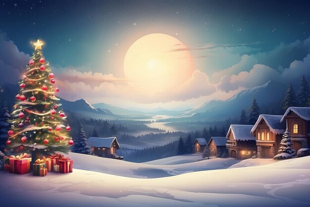 Photo christmas background