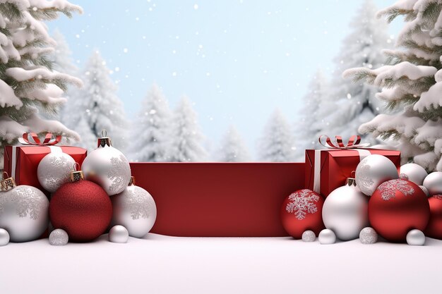 Photo christmas background