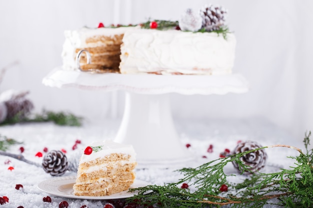 Christmas Baking Cake. 