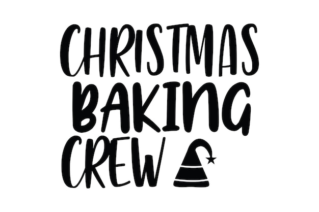 Photo christmas baking crew svg