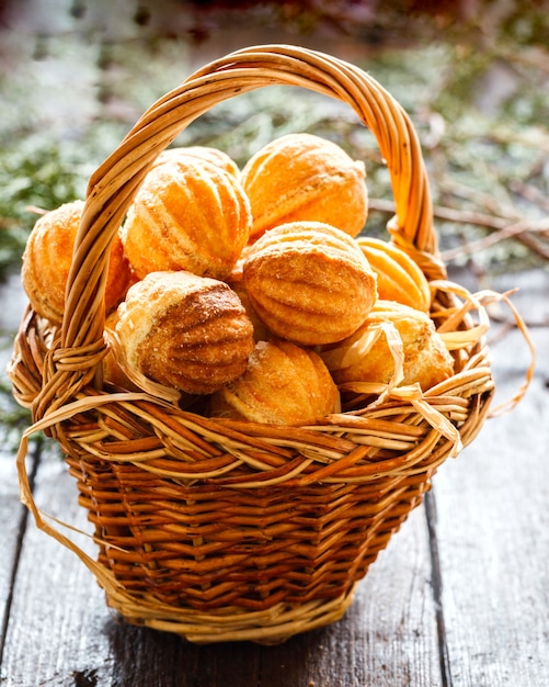 Christmas Baking nuts cooker with condensed milk