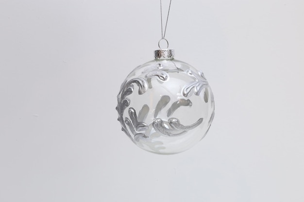 Christmas ball, beautiful Christmas toys on a white background