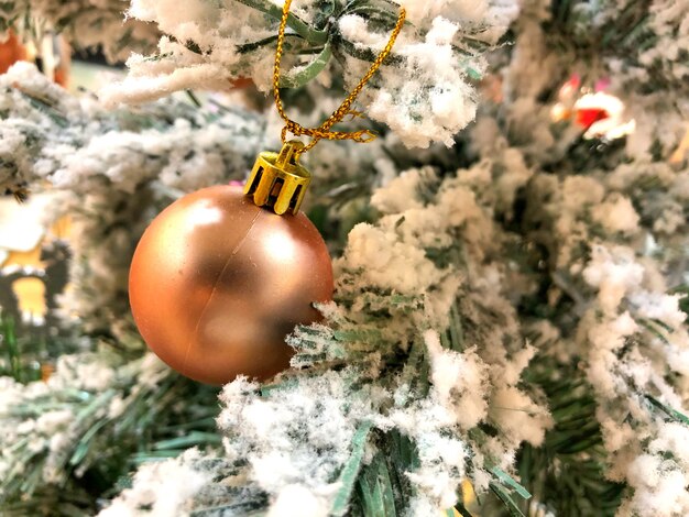 Christmas ball  on the Christmas Tree