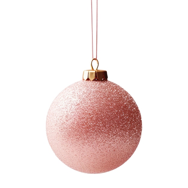 Christmas ball isolated on white background png Xmas decorated baubles