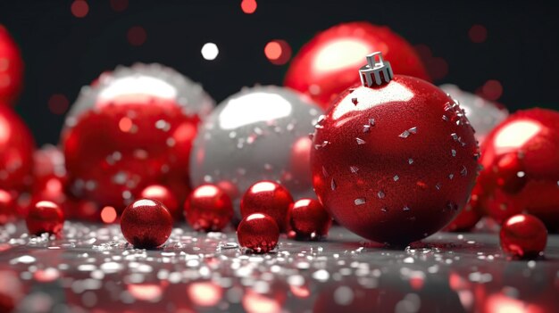 christmas balls background christmas invitation background