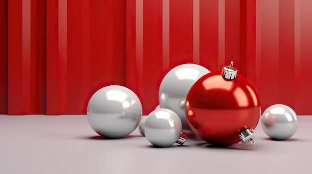 christmas balls background christmas invitation background