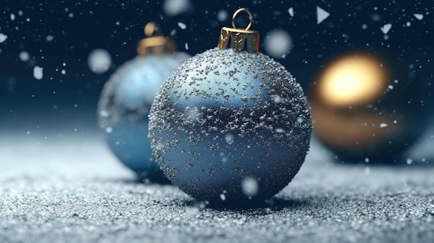 クリスマスボールの背景 クリスマスの招待状の背景