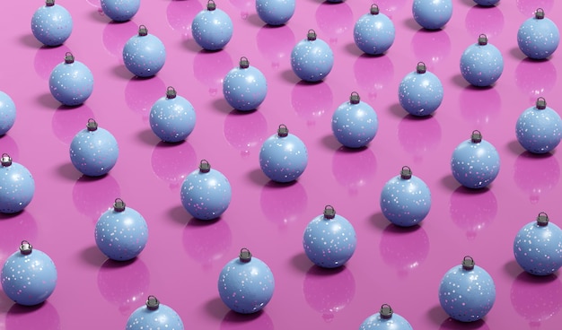 Christmas balls background