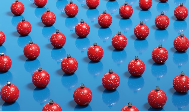 Christmas balls background