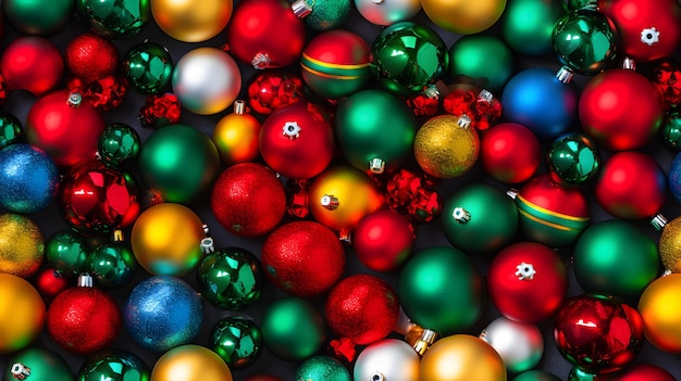 Christmas balls background