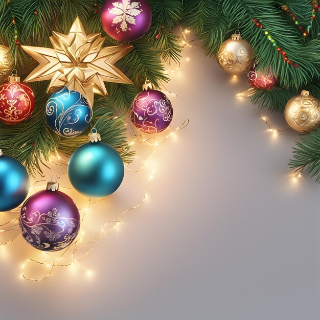 Photo christmas balls decorative ornaments