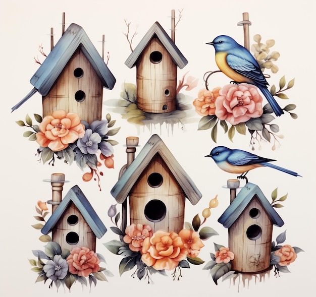 Christmas Bird House