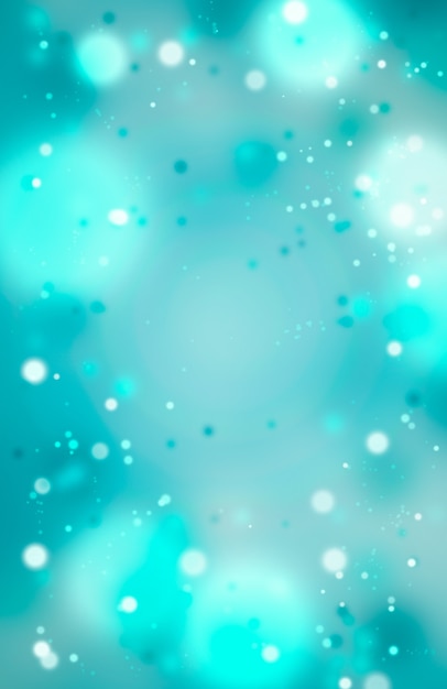 Christmas blue background with bokeh. New year Abstract Glitter Defocused Background.