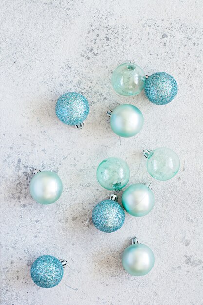 Christmas blue balls (decorations for the christmas tree, toys)