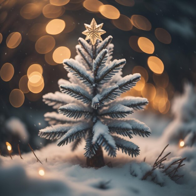 christmas bokeh background