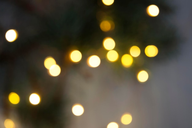 Christmas bokeh light abstract holiday background defocused