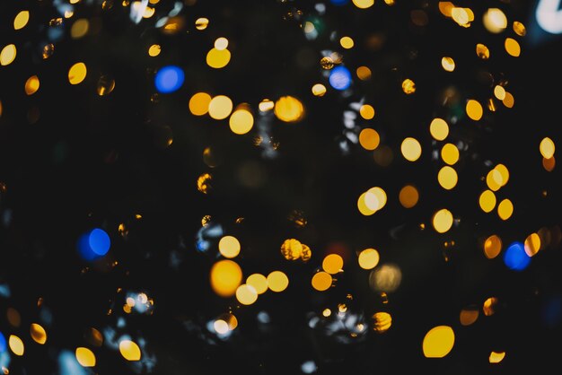 Photo christmas bokeh lights