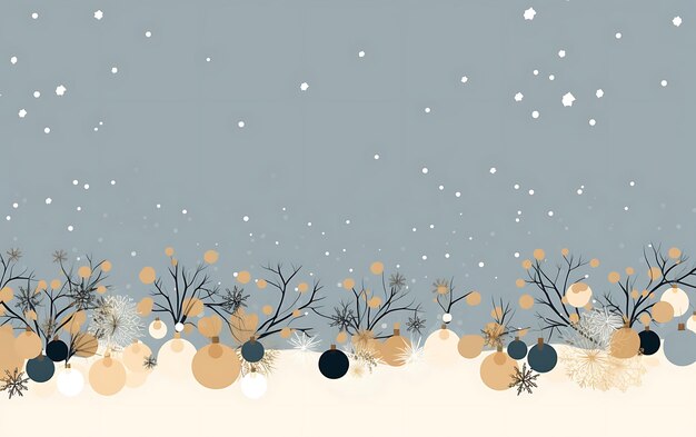 Christmas border season background frame