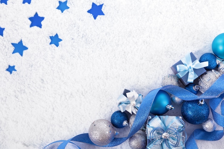 Photo クリスマスボーダーとcopyspace