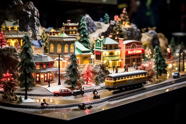 Christmas building town