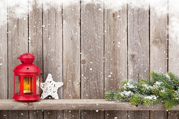 Lanterna e decorazioni per candele di natale