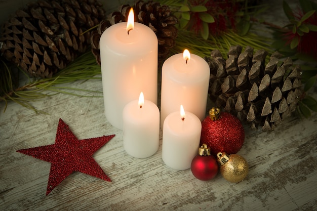 Christmas candles