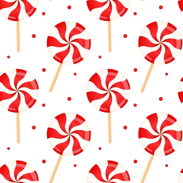 Christmas Candy Seamless Pattern Christmas Seamless Pattern design pattern background