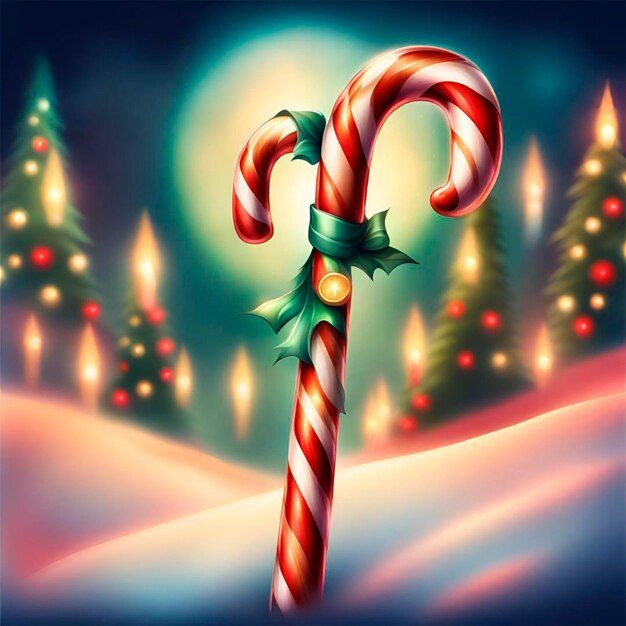 Photo christmas canes