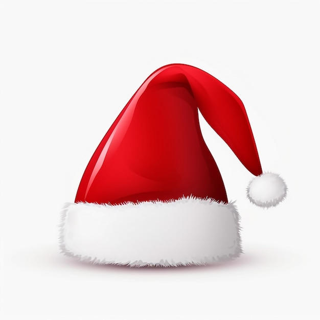 Photo christmas cap isolated over white background