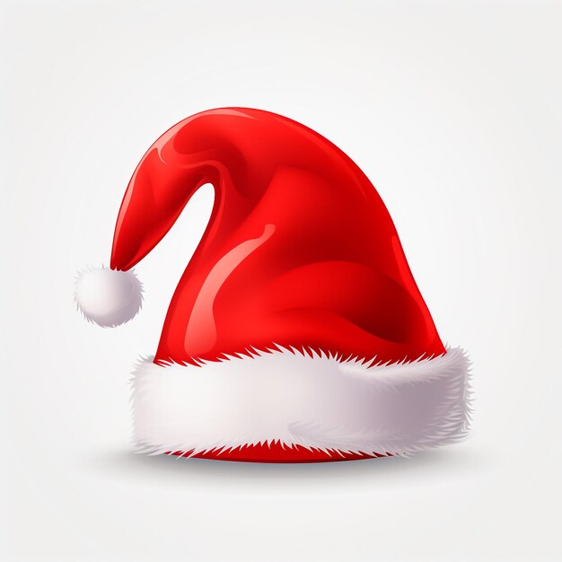 Photo christmas cap isolated over white background