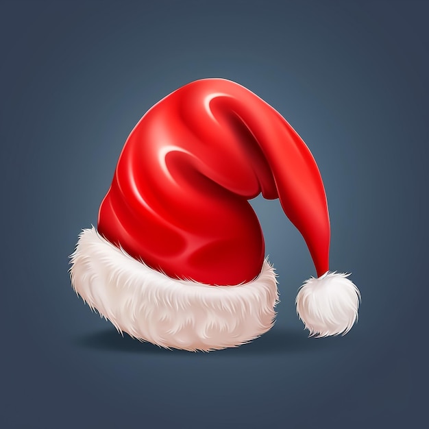 Christmas cap isolated over white background