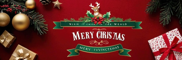 a christmas card with a reindeer on it