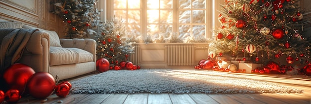 Photo christmas celebration home decoration family background hd illustrations