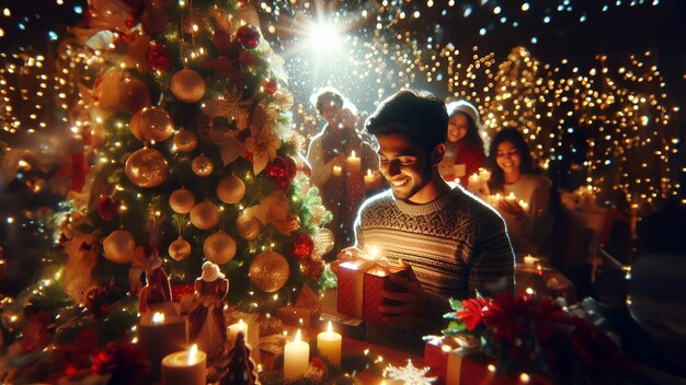 写真 クリスマス 祝い