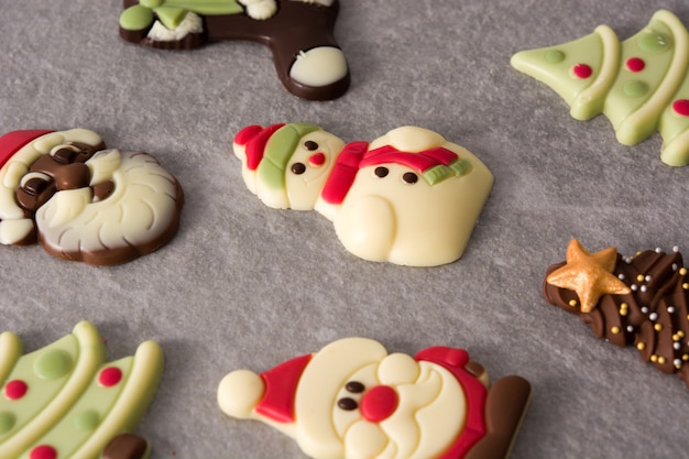 Christmas chocolate bonbons