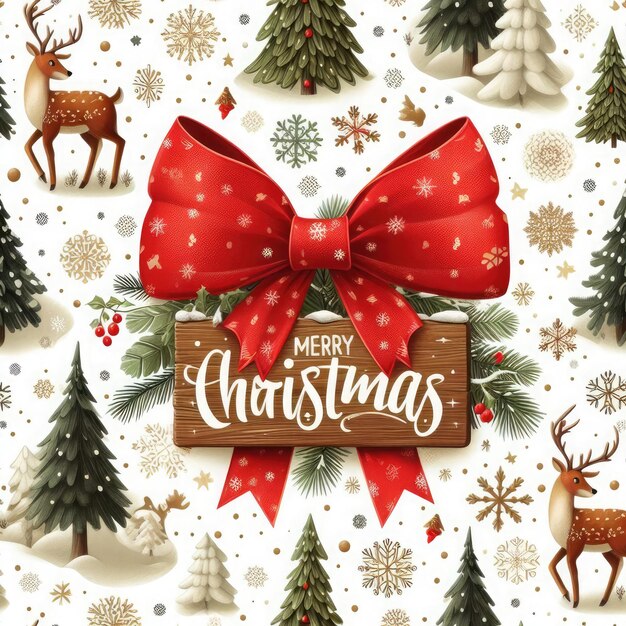 Christmas Christmas Background Wallpaper Template Merry Christmas and Happy New Year