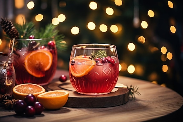 Christmas cocktails