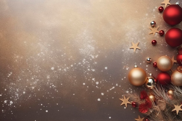 christmas composition background and copy space