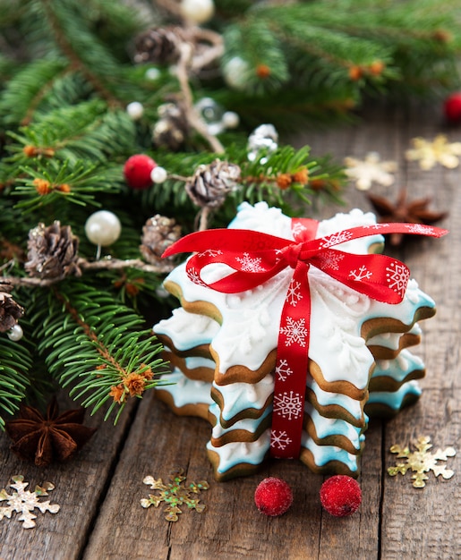 Biscotti di natale e albero di natale