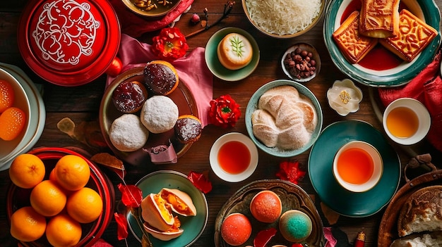 christmas cookies in the form of a plate with a cup of tea