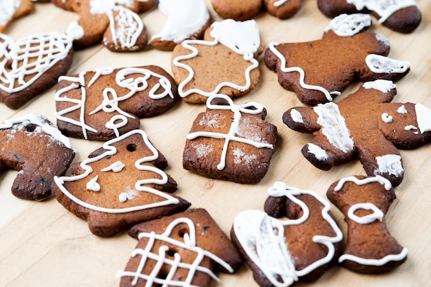 Biscotti di natale felice anno nuovo