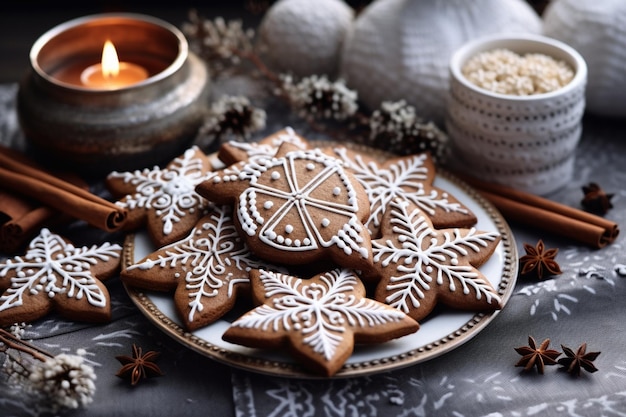 Photo christmas cookies