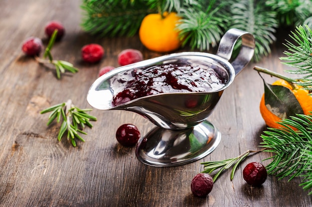 Christmas cranberry sauce