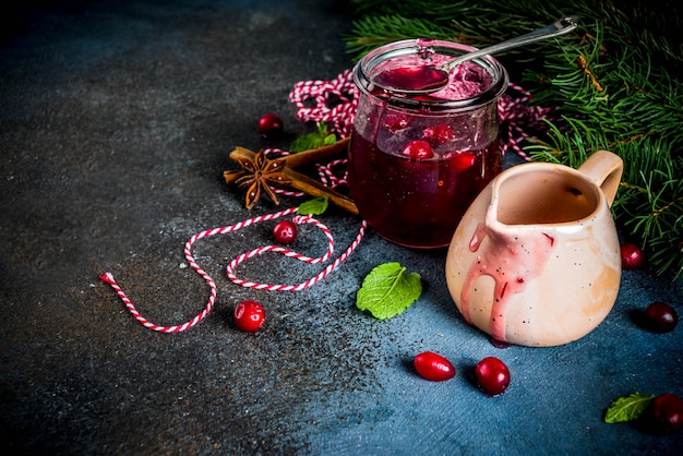 Christmas cranberry sauce