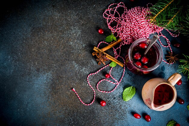 Christmas cranberry sauce