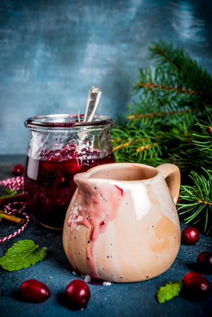 Christmas cranberry sauce